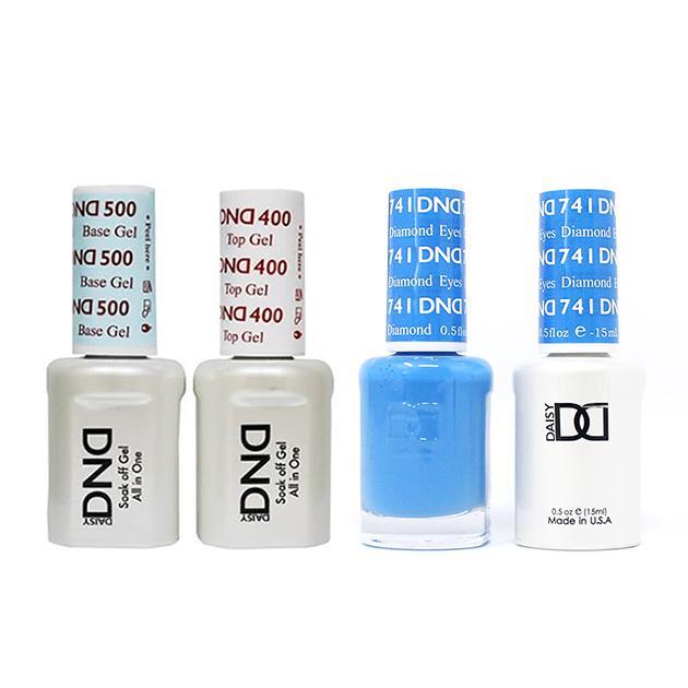 DND - Base, Top, Gel & Lacquer Combo - Diamond Eyes - #741 - Gel & Lacquer Polish at Beyond Polish