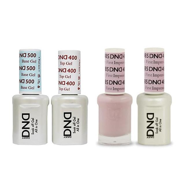 DND - Base, Top, Gel & Lacquer Combo - First Impression - #485 - Gel & Lacquer Polish at Beyond Polish