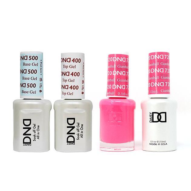 DND - Base, Top, Gel & Lacquer Combo - Gumball - #720 - Gel & Lacquer Polish at Beyond Polish