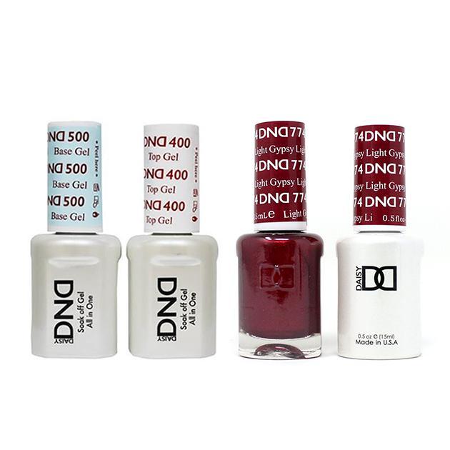 DND - Base, Top, Gel & Lacquer Combo - Gypsy Light - #774 - Gel & Lacquer Polish at Beyond Polish