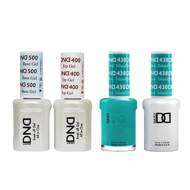 DND - Base, Top, Gel & Lacquer Combo - Island Oasis - #438 - Gel & Lacquer Polish at Beyond Polish