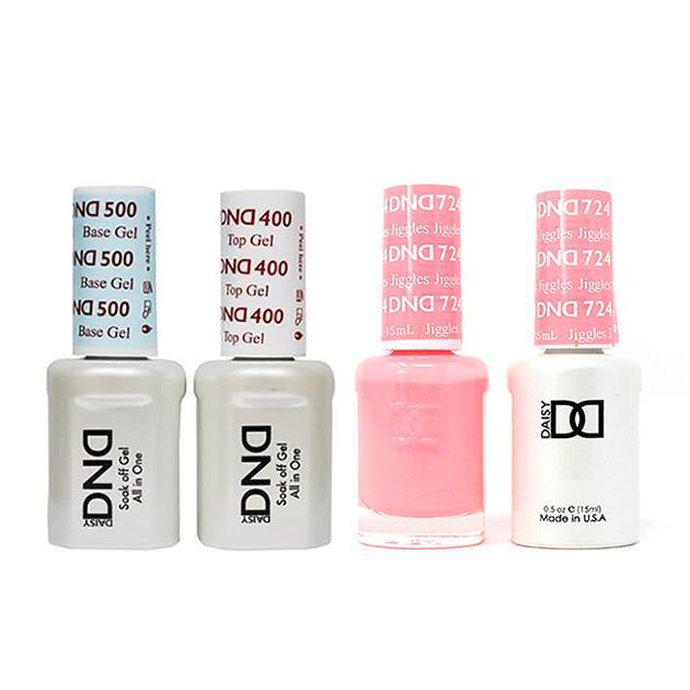 DND - Base, Top, Gel & Lacquer Combo - Jiggles - #724 - Gel & Lacquer Polish at Beyond Polish
