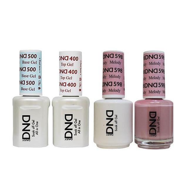 DND - Base, Top, Gel & Lacquer Combo - Melody - #598 - Gel & Lacquer Polish at Beyond Polish