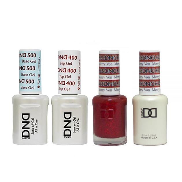 DND - Base, Top, Gel & Lacquer Combo - Merry Von - #625 - Gel & Lacquer Polish at Beyond Polish