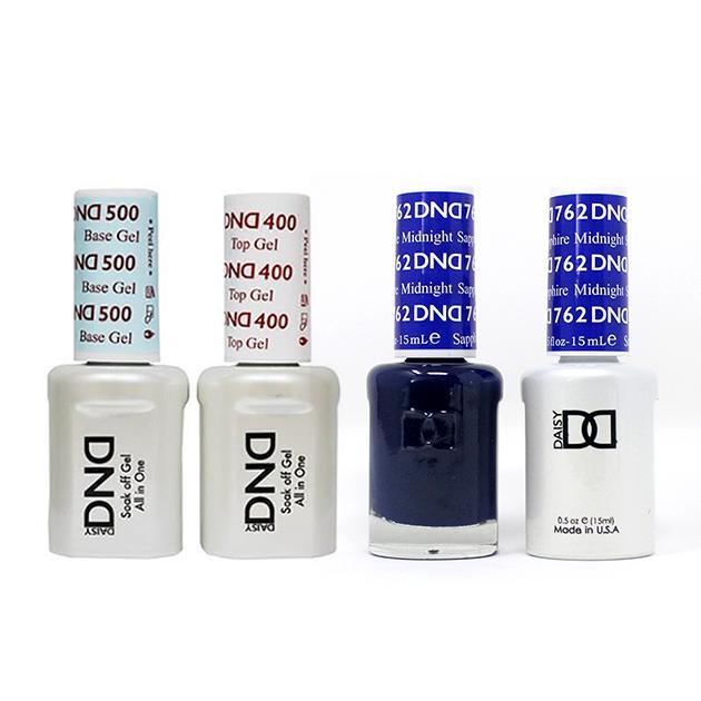 DND - Base, Top, Gel & Lacquer Combo - Midnight Sapphire - #762 - Gel & Lacquer Polish at Beyond Polish