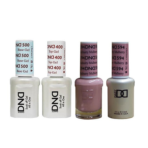 DND - Base, Top, Gel & Lacquer Combo - Mullberry - #594