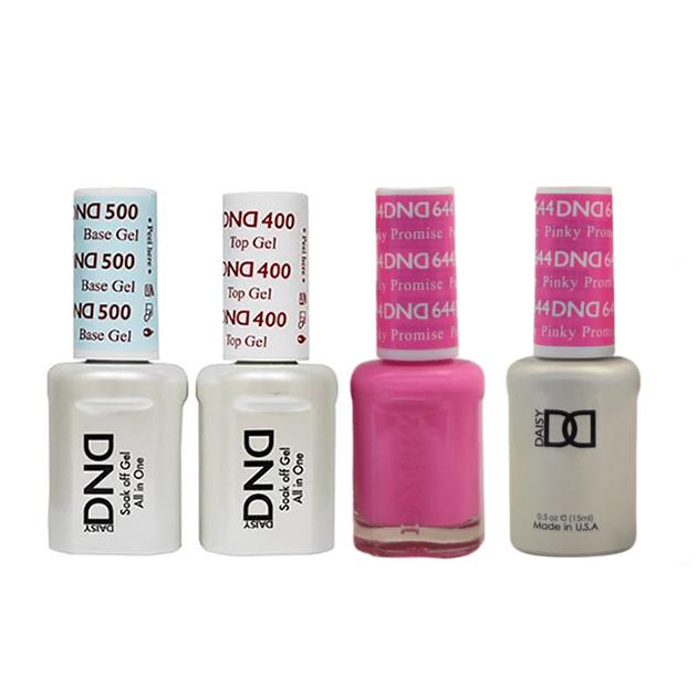 DND - Base, Top, Gel & Lacquer Combo - Pinky Promise - #644 - Gel & Lacquer Polish at Beyond Polish
