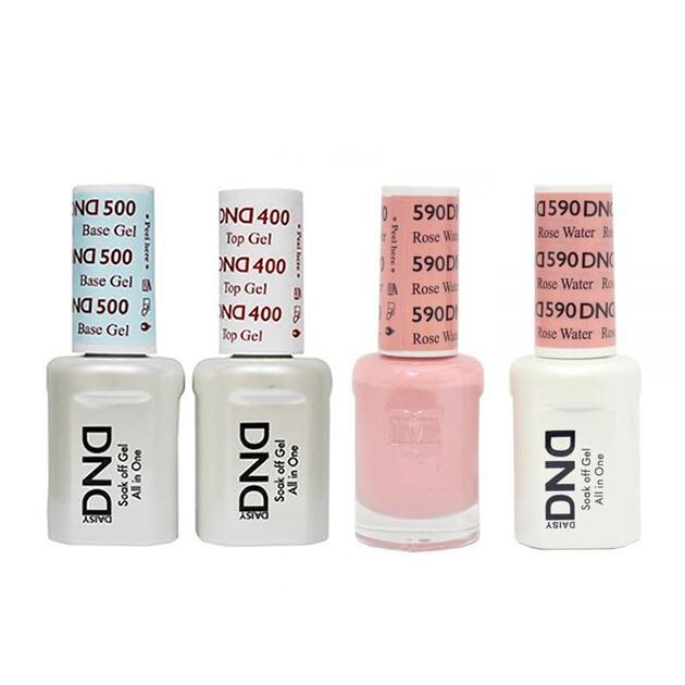 DND - Base, Top, Gel & Lacquer Combo - Rose Water - #590 - Gel & Lacquer Polish at Beyond Polish