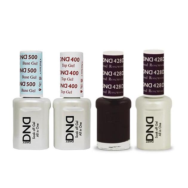 DND - Base, Top, Gel & Lacquer Combo - Rosewood - #428 - Gel & Lacquer Polish at Beyond Polish