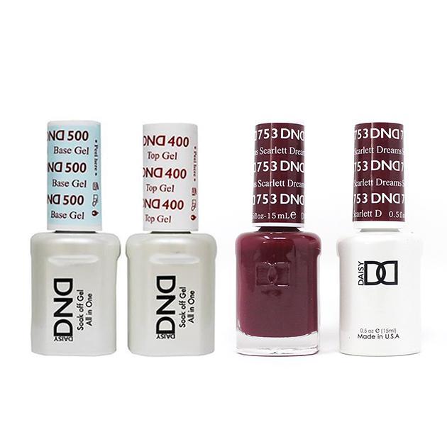 DND - Base, Top, Gel & Lacquer Combo - Scarlett Dreams - #753 - Gel & Lacquer Polish at Beyond Polish