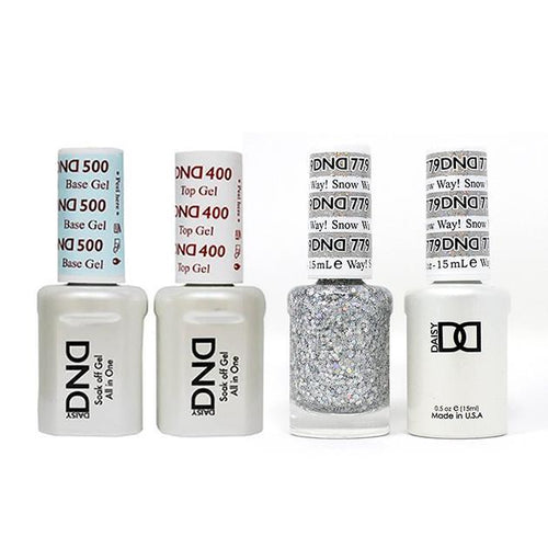 DND - Base, Top, Gel & Lacquer Combo - Snow Way! - #779