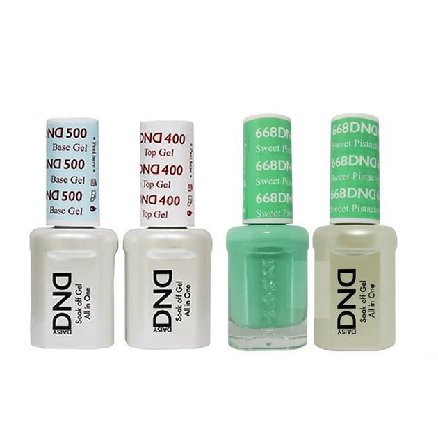 DND - Base, Top, Gel & Lacquer Combo - Sweet Pistachio - #668 - Gel & Lacquer Polish at Beyond Polish