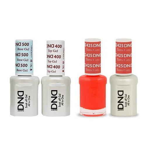 DND - Base, Top, Gel & Lacquer Combo - Terra Cotta - #425