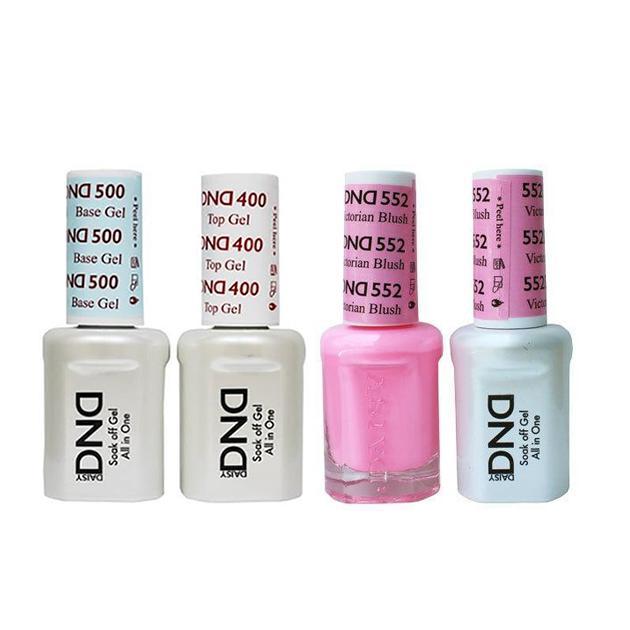 DND - Base, Top, Gel & Lacquer Combo - Victorian Blush - #552 - Gel & Lacquer Polish at Beyond Polish