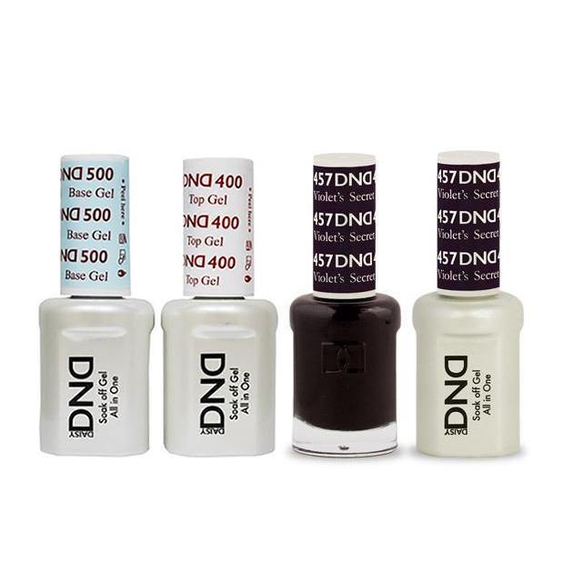 DND - Base, Top, Gel & Lacquer Combo - Violets Secret - #457 - Gel & Lacquer Polish at Beyond Polish