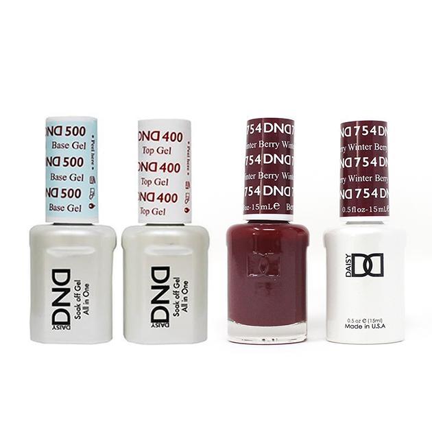 DND - Base, Top, Gel & Lacquer Combo - Winter Berry - #754 - Gel & Lacquer Polish at Beyond Polish