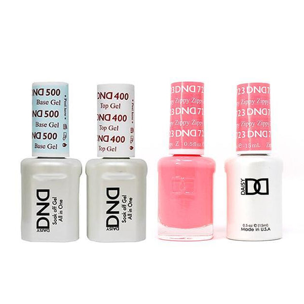 DND Zippy Pastel Pink Gel & Lacquer Duo #723