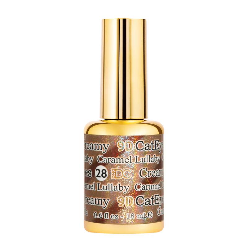DND - DC 9D Cat Eye - Caramel Lullaby - #28 - Gel Polish at Beyond Polish