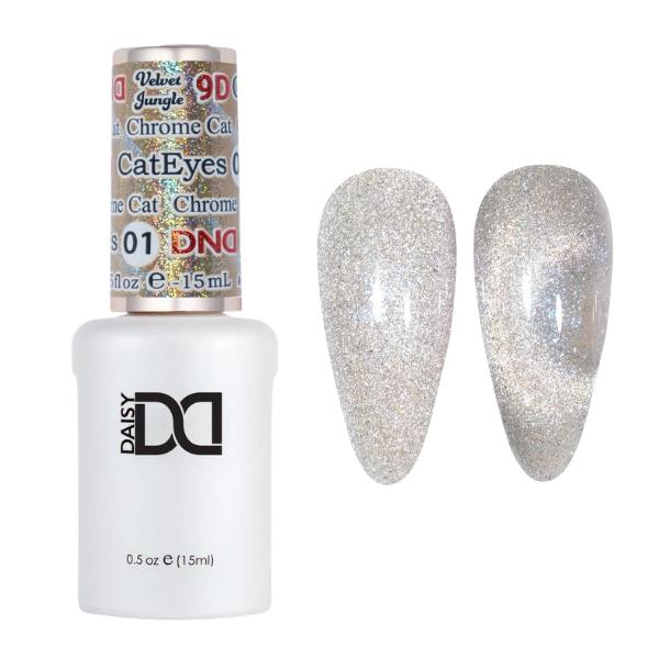 DND - DC 9D Cat Eye - Chrome Cat - Gel Polish at Beyond Polish