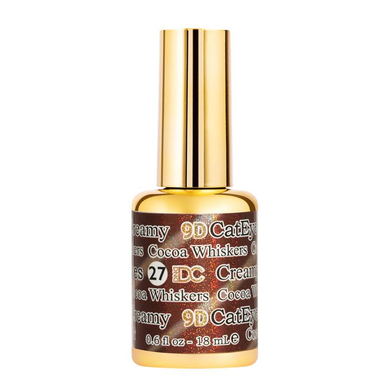 DND - DC 9D Cat Eye - Cocoa Whiskers - #27 - Gel Polish at Beyond Polish