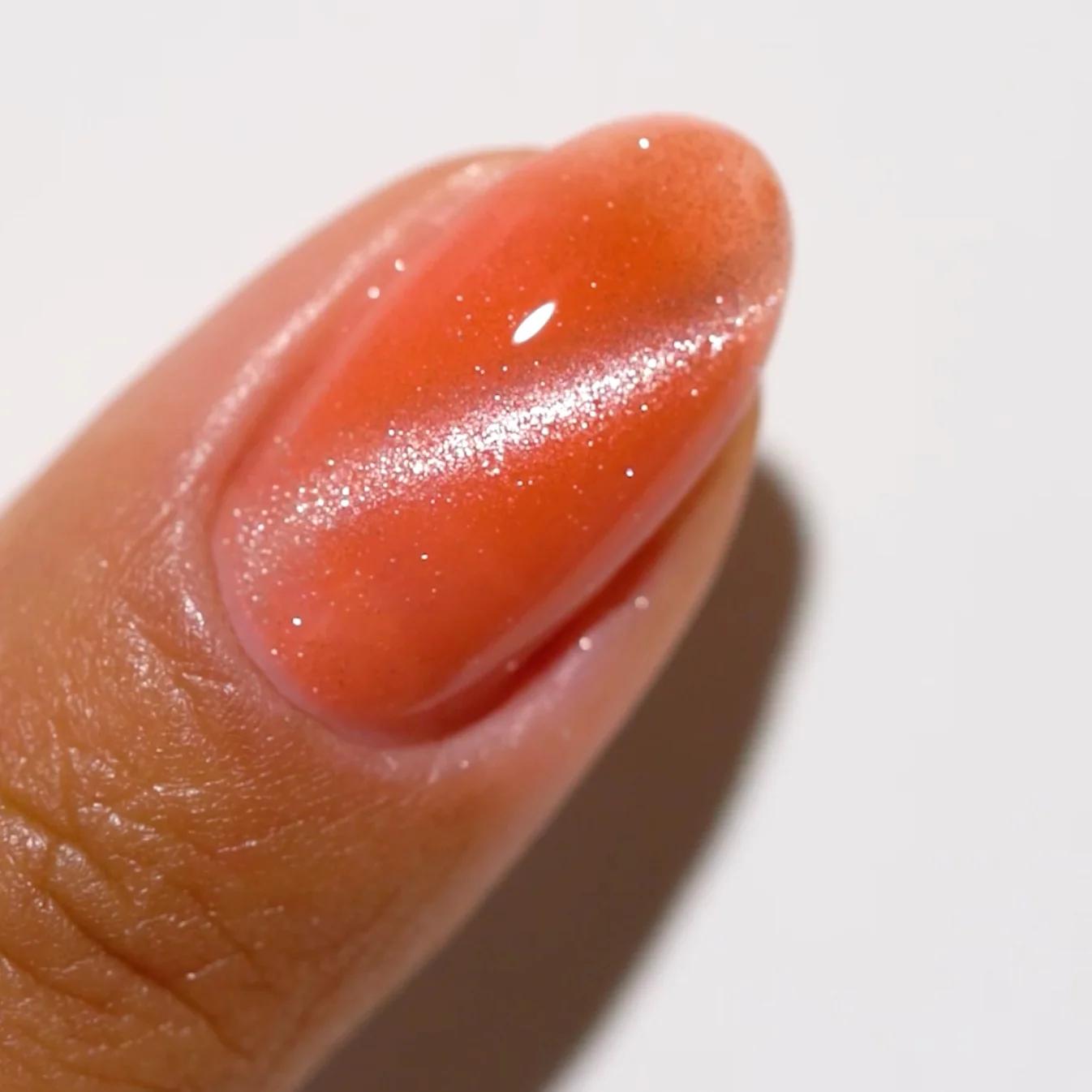 DND - DC 9D Cat Eye - Coral Ice - #12 - Gel Polish at Beyond Polish