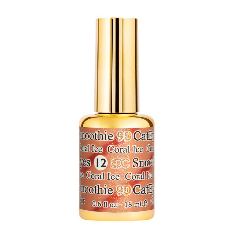 DND - DC 9D Cat Eye - Coral Ice - #12 - Gel Polish at Beyond Polish