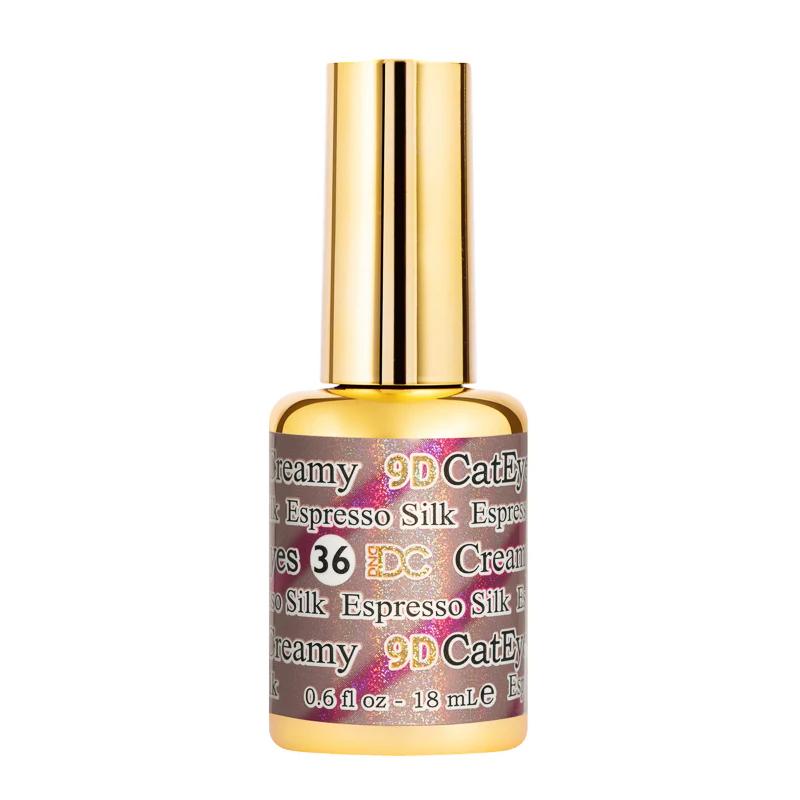 DND - DC 9D Cat Eye - Espresso Silk - #36 - Gel Polish at Beyond Polish