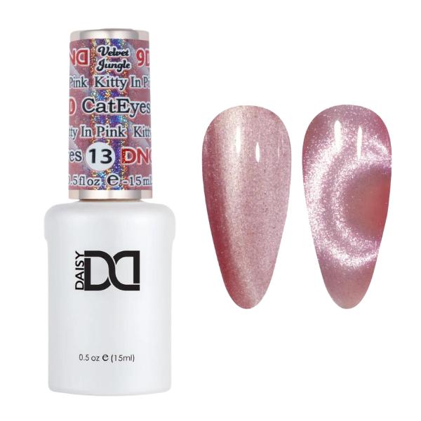 DND - DC 9D Cat Eye - Kitty In Pink - Gel Polish at Beyond Polish