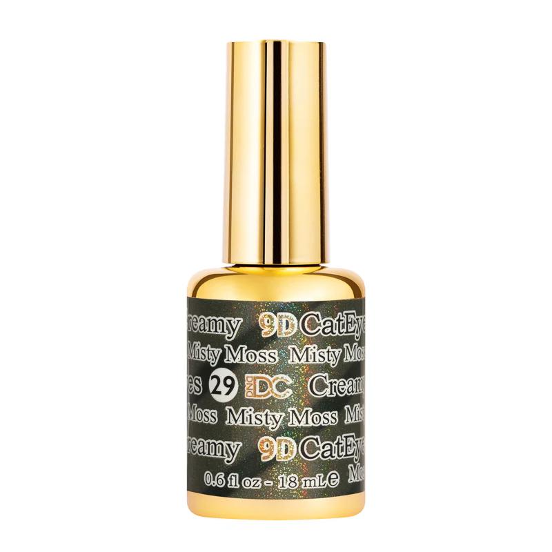 DND - DC 9D Cat Eye - Misty Moss - #29 - Gel Polish at Beyond Polish