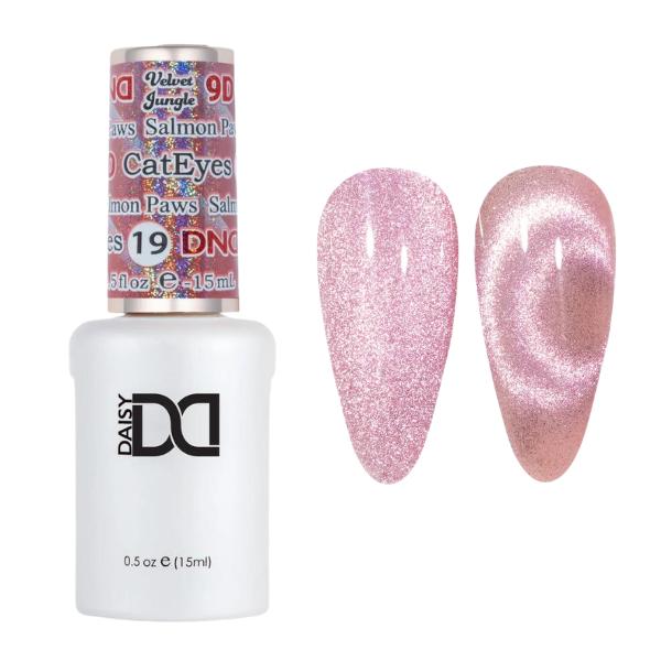 DND - DC 9D Cat Eye - Salmon Paws - Gel Polish at Beyond Polish