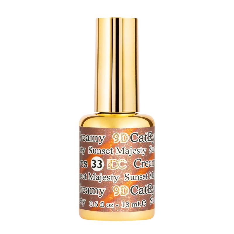 DND - DC 9D Cat Eye - Sunset Majesty - #33 - Gel Polish at Beyond Polish
