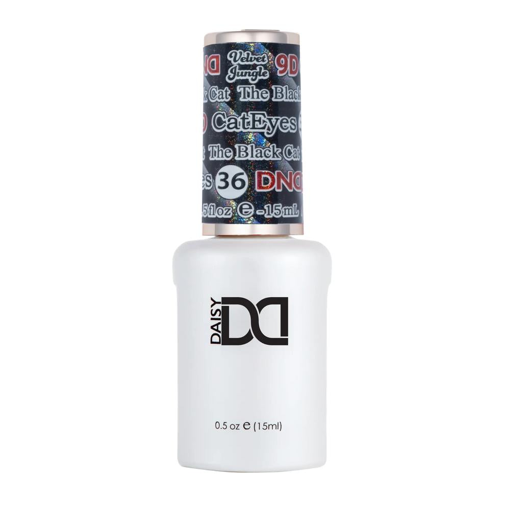 DND - DC 9D Cat Eye - The Black Cat - Gel Polish at Beyond Polish