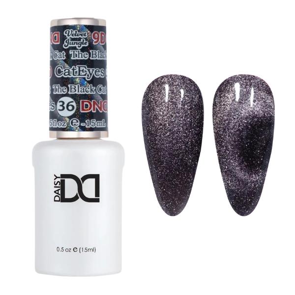 DND - DC 9D Cat Eye - The Black Cat - Gel Polish at Beyond Polish