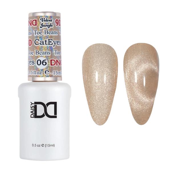DND - DC 9D Cat Eye - Toe Beans - Gel Polish at Beyond Polish