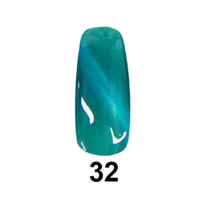 DND - DC Cat Eye - African Golden #32 - Gel Polish at Beyond Polish
