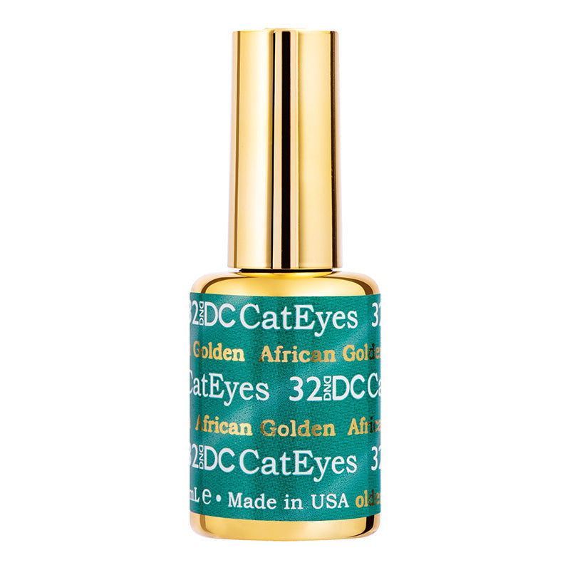 DND - DC Cat Eye - African Golden #32 - Gel Polish at Beyond Polish