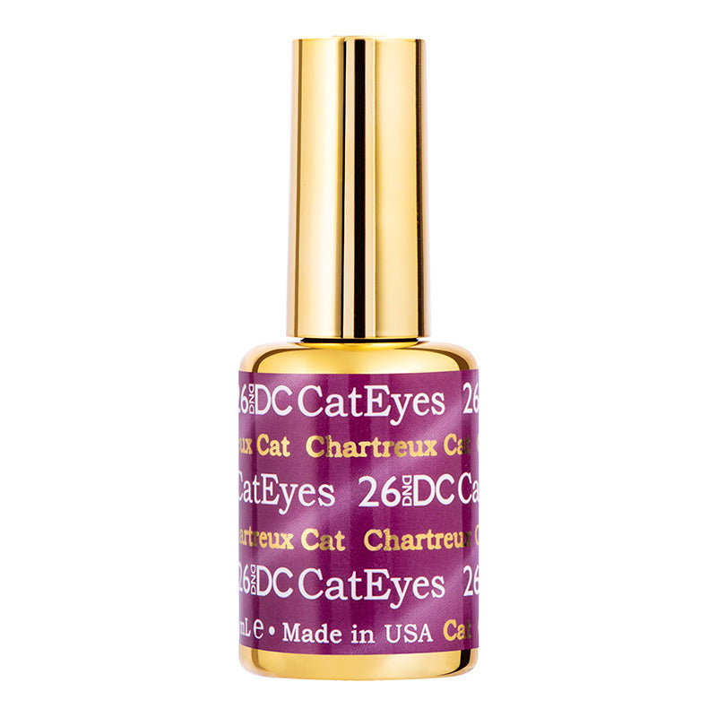 DND - DC Cat Eye - Chartreux Cat #26 - Gel Polish at Beyond Polish