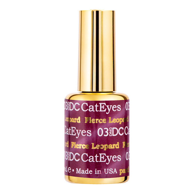 DND - DC Cat Eye - Fierce Leopard #03 - Gel Polish at Beyond Polish