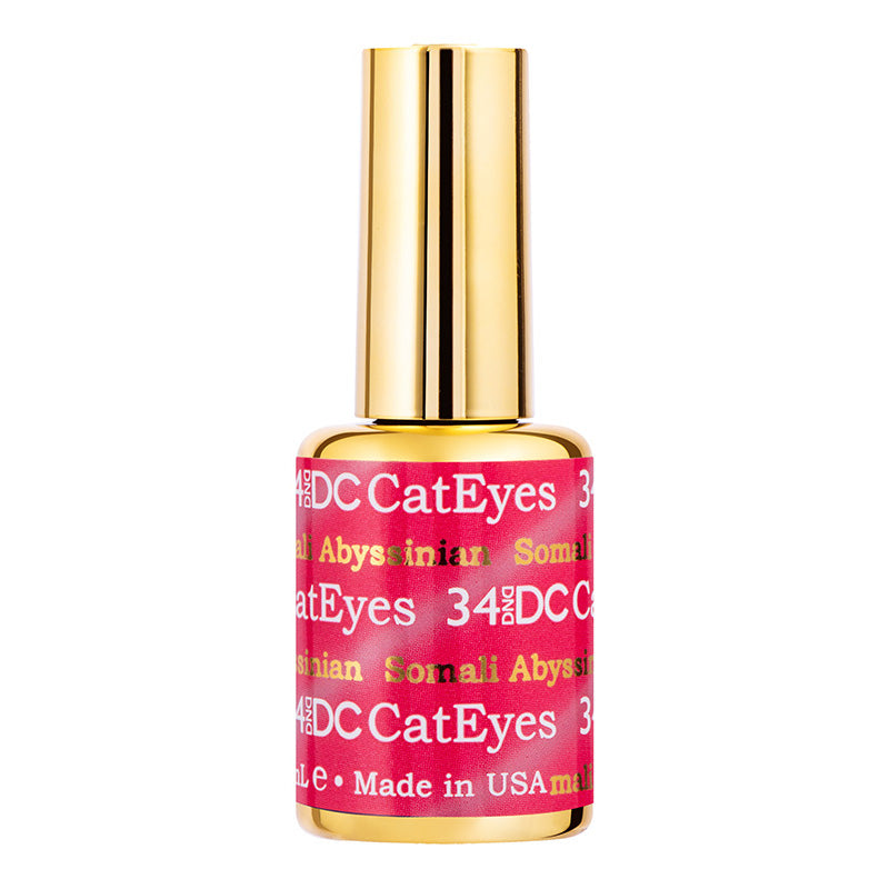 DND - DC Cat Eye - Somali Abyssinian #34 - Gel Polish at Beyond Polish