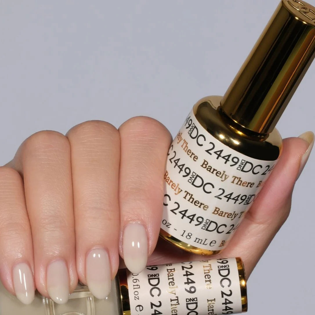 DND - DC Duo - Barely There - #2449 - Gel & Lacquer Polish at Beyond Polish