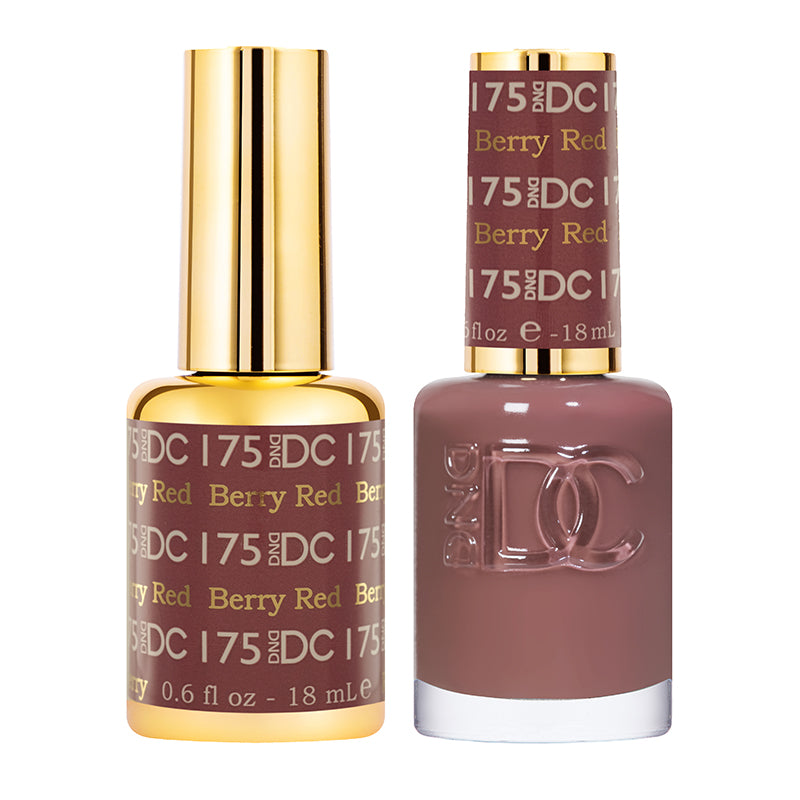 DND - DC Duo - Berry Red - #175 - Gel & Lacquer Polish at Beyond Polish