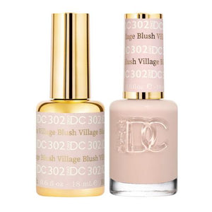 DND - DC Duo - Blush Village - #DC302 - Nude, Pink Gel & Lacquer Polish