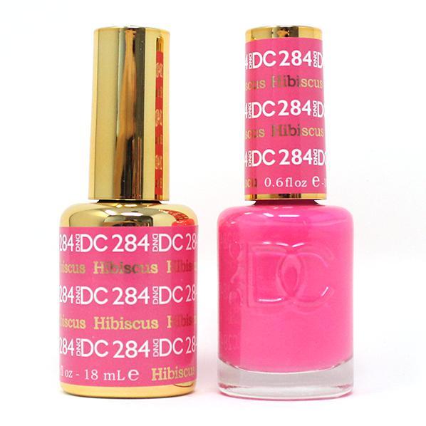 DND - DC Duo - Hibiscus - #DC284 - Pink Gel & Lacquer Polish - DND