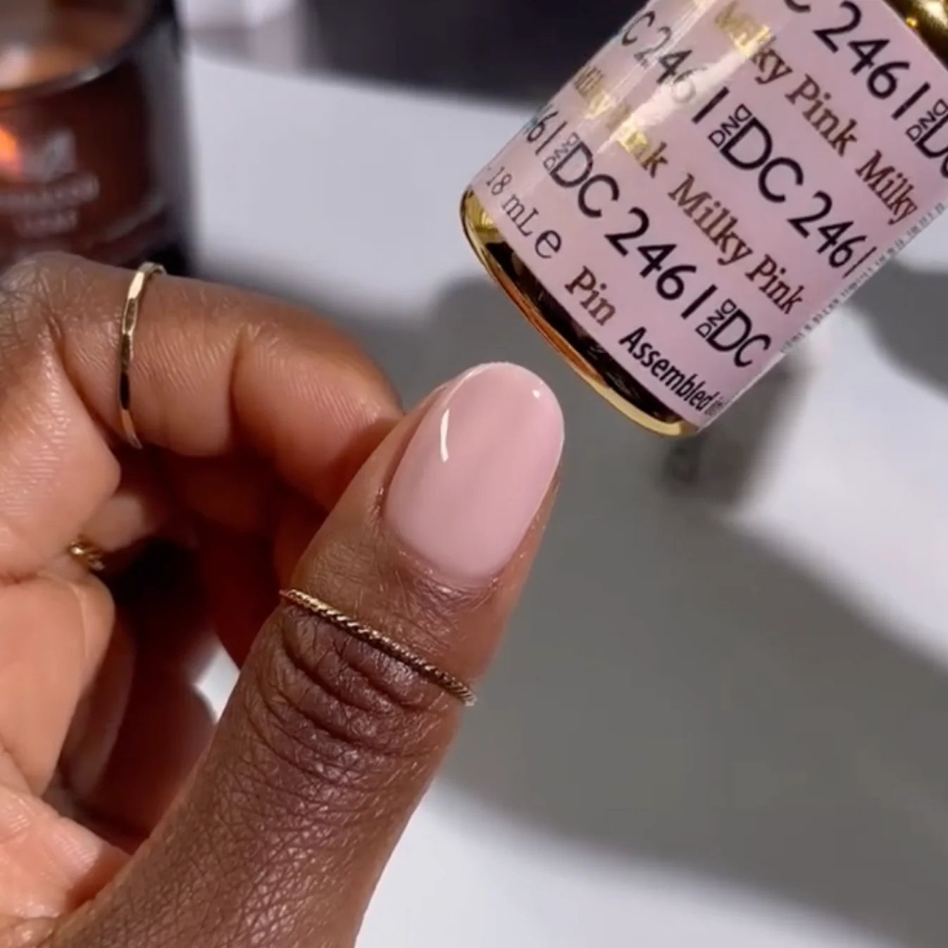 DND - DC Duo - Milky Pink - #2461 - Gel & Lacquer Polish at Beyond Polish