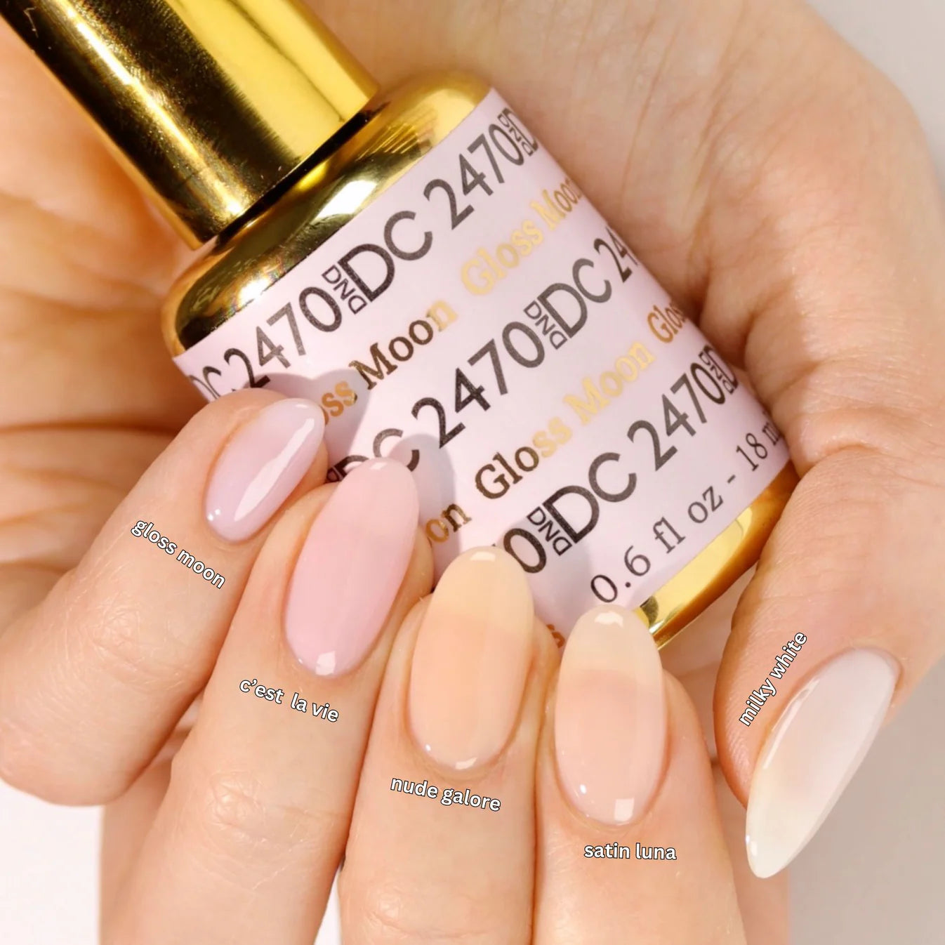 DND - DC Duo - Nude Galore - #2464 - Gel & Lacquer Polish at Beyond Polish