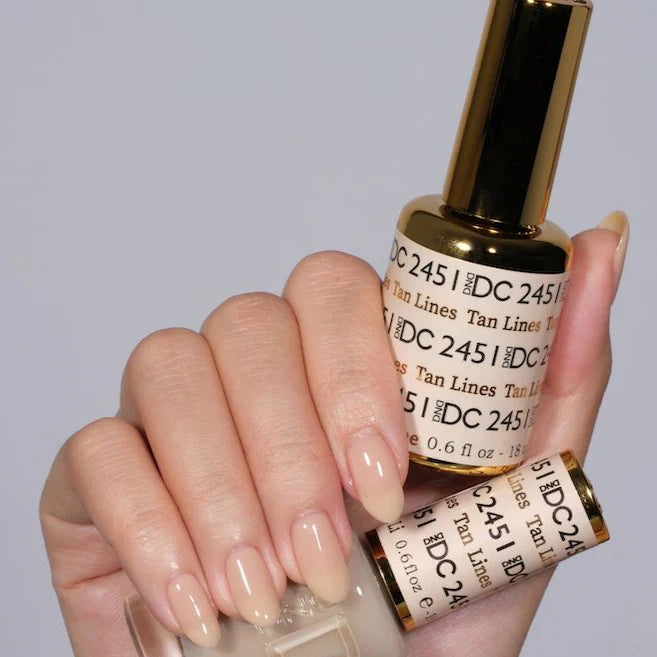 DND - DC Duo - Tan Lines - #2451 - Gel & Lacquer Polish at Beyond Polish