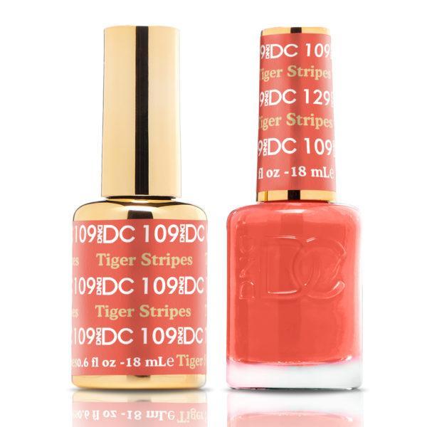 DND - DC Duo - Tiger Stripes - #DC109 - Gel & Lacquer Polish at Beyond Polish