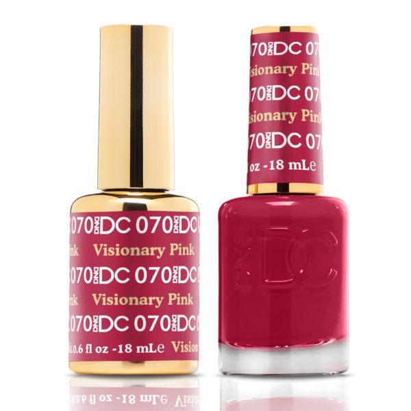 DND - DC Duo - Visionary Pink - #DC070 - Red Gel & Lacquer Polish