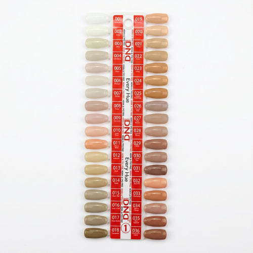 DND - DC Swatch Set - Part 01 - Set Of 36 Colors - Every Hue