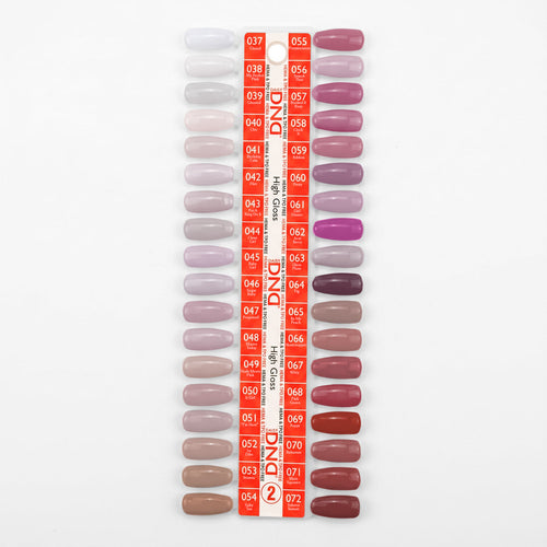 DND - DC Swatch Set - Part 02 - Set Of 36 Colors - High Gloss